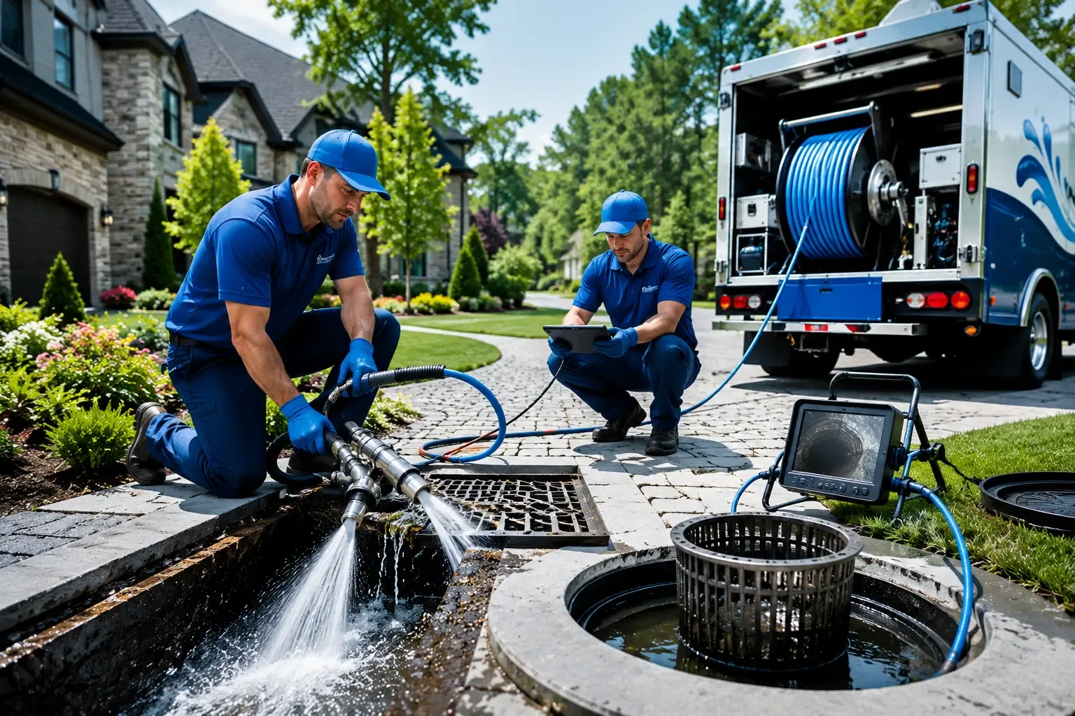 Local outdoor drain cleaning professionals in Leesburg, TX